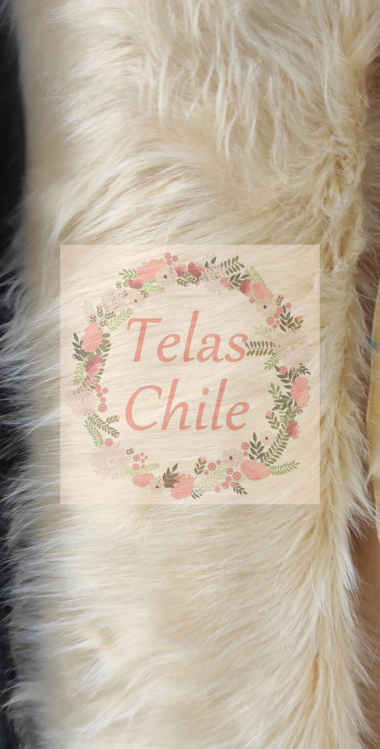 Tela de pelo largo blanco peluche - La Tienda De Las Telas