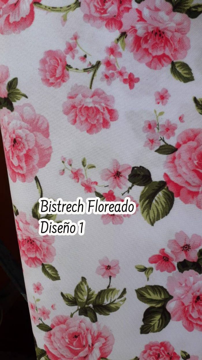bistrech floreado telas chile