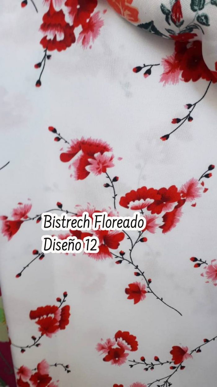 bistrech floreado telas chile