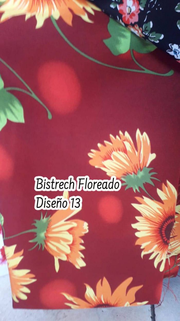 bistrech floreado telas chile