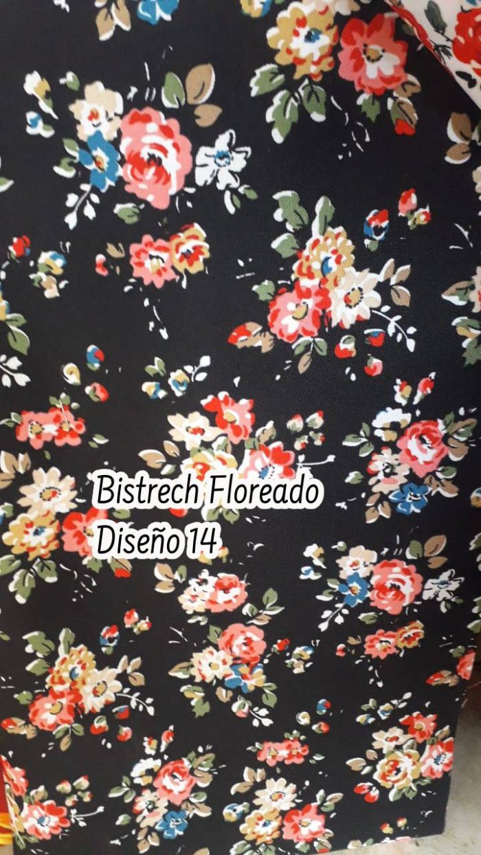 bistrech floreado telas chile