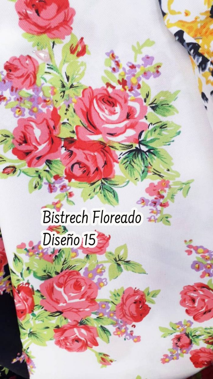 bistrech floreado telas chile