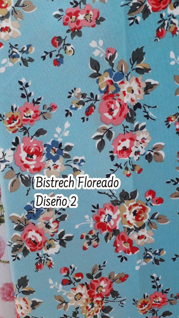 bistrech floreado telas chile