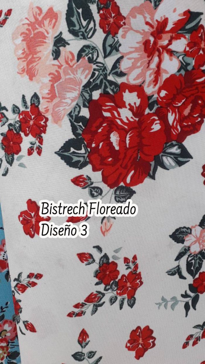 bistrech floreado telas chile