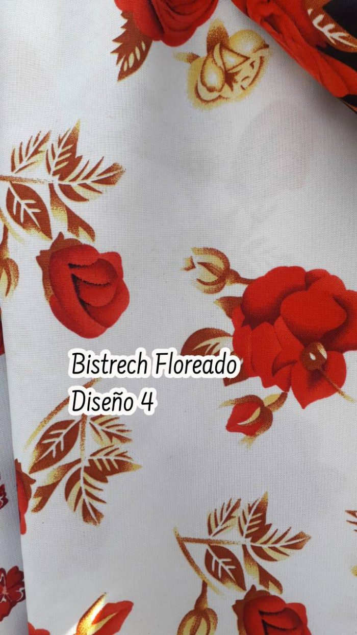bistrech floreado telas chile