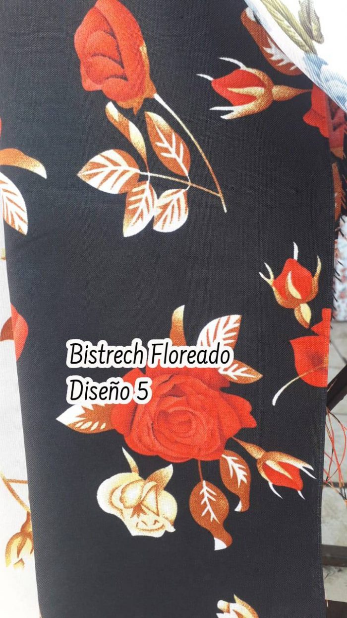bistrech floreado telas chile