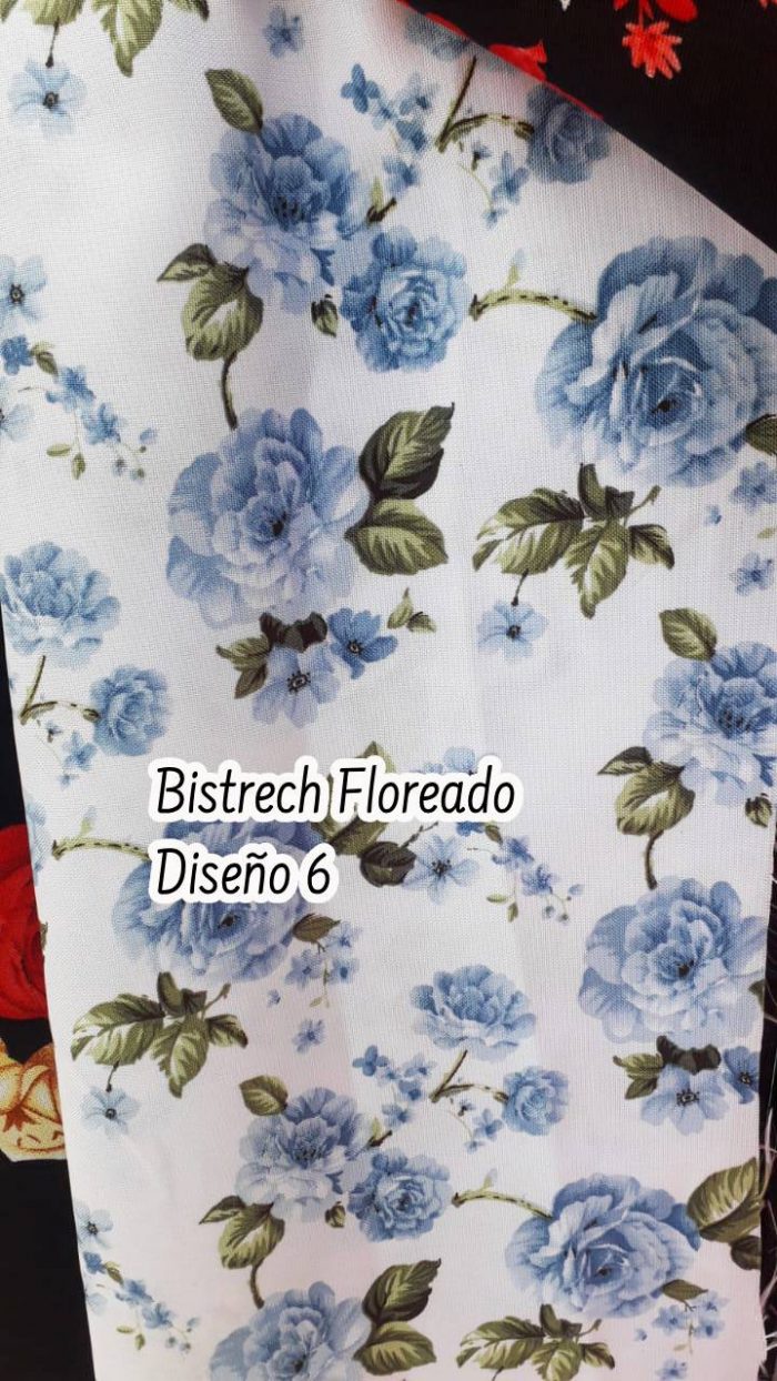 bistrech floreado telas chile