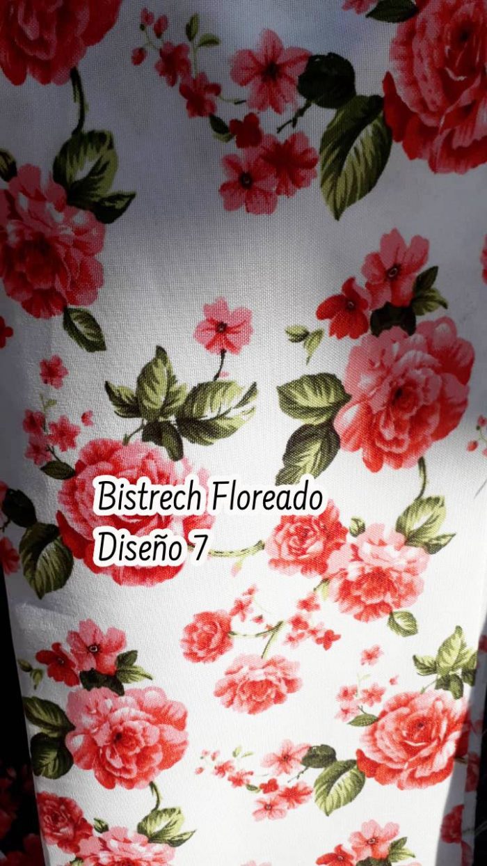 bistrech floreado telas chile