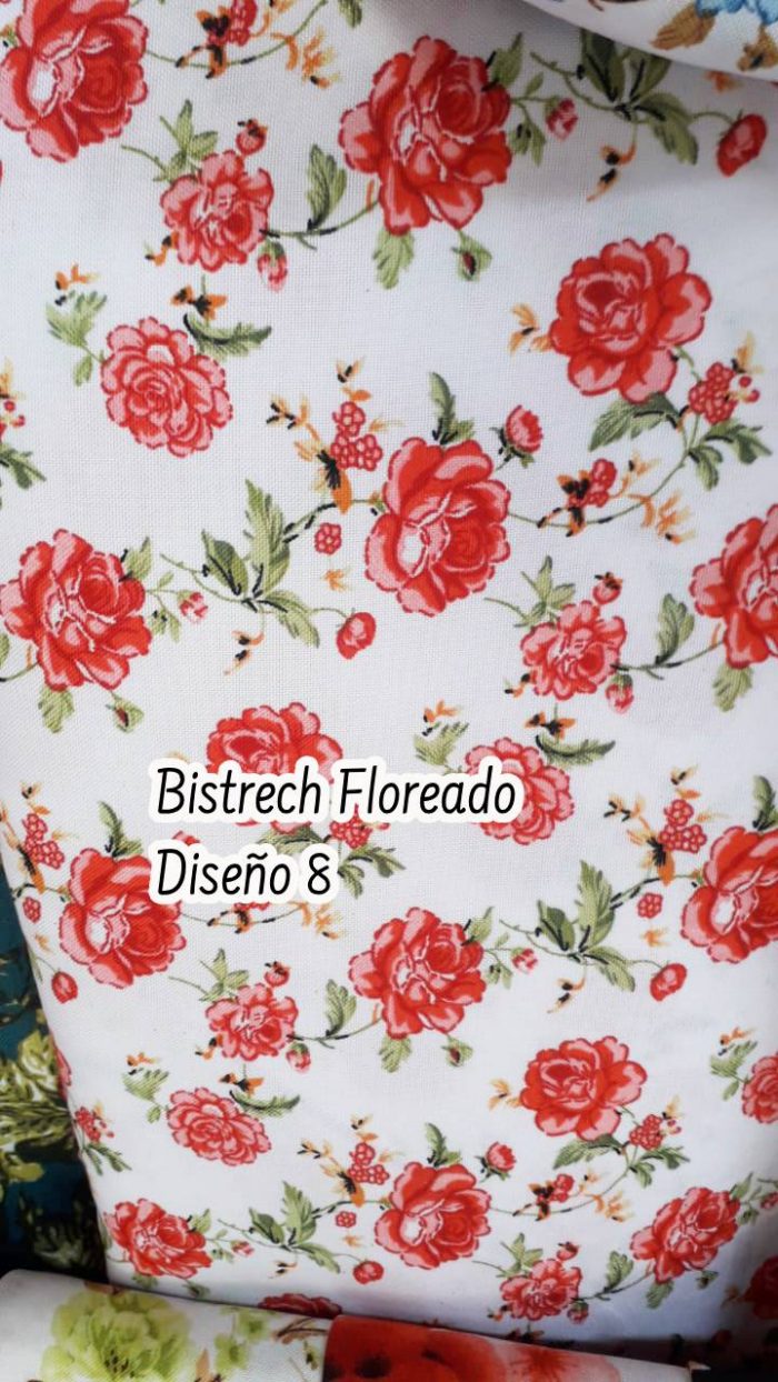 bistrech floreado telas chile