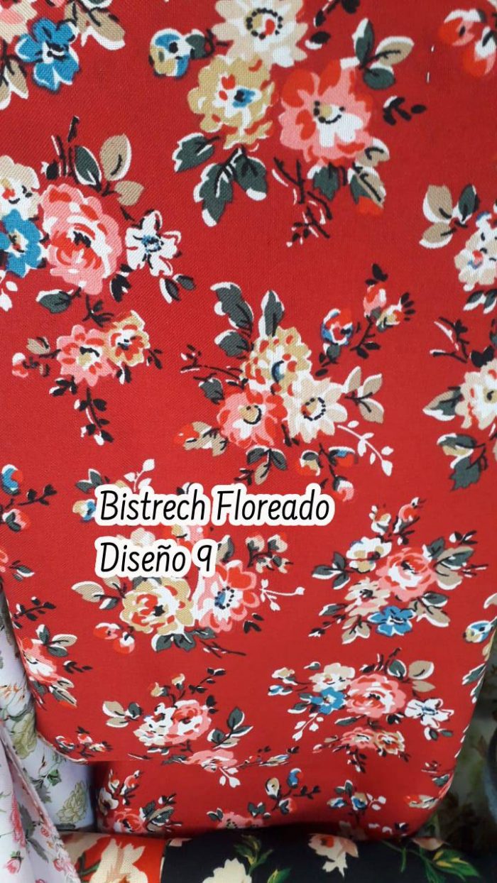 bistrech floreado telas chile
