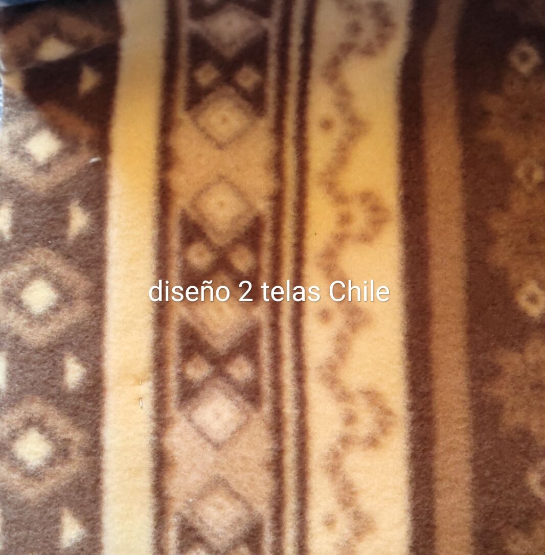 tela polar estampada diseño 2 por metro Telas Chile