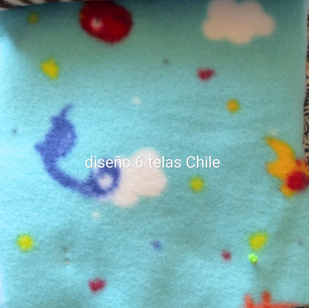 tela polar estampada diseño 6 por metro Telas Chile