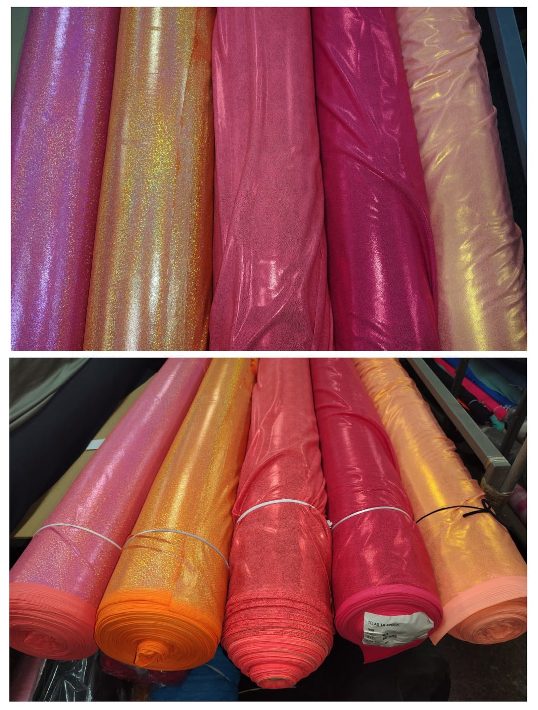 lycra lame brillante diseño 5 por metro Telas Chile
