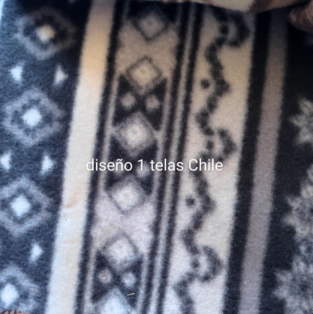tela polar estampada diseño 1 por metro Telas Chile