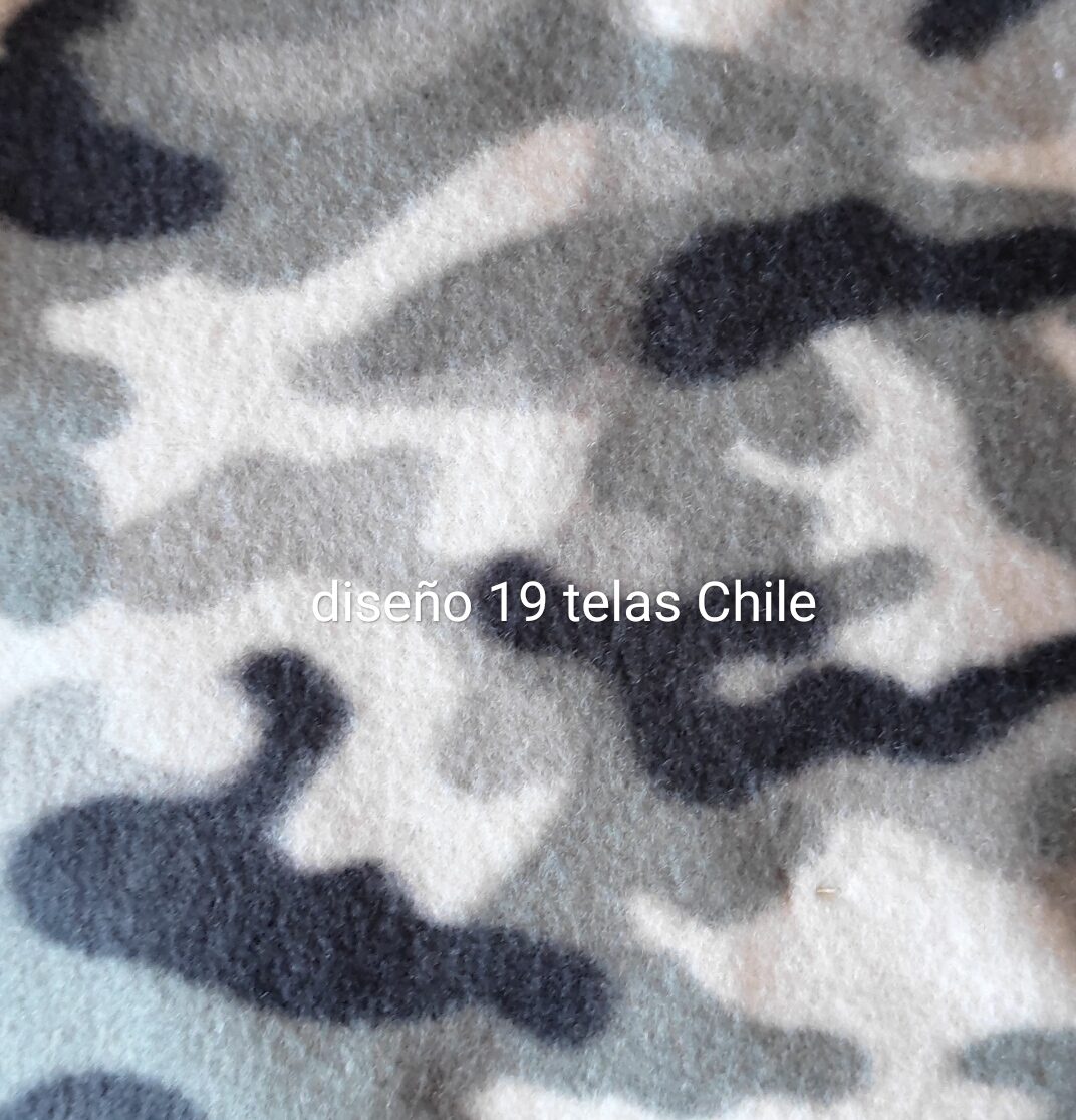 tela polar estampada diseño 19 por metro Telas Chile