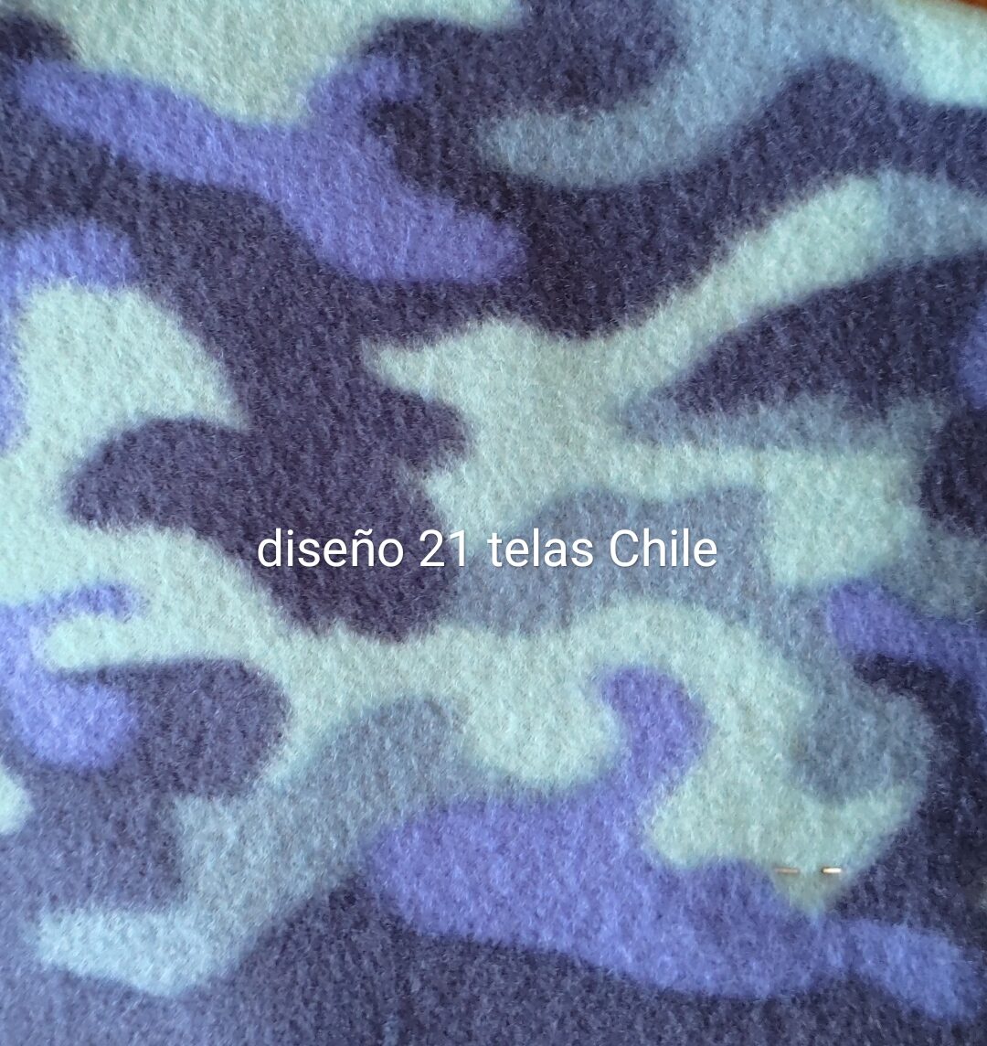 tela polar estampada diseño 21 por metro Telas Chile