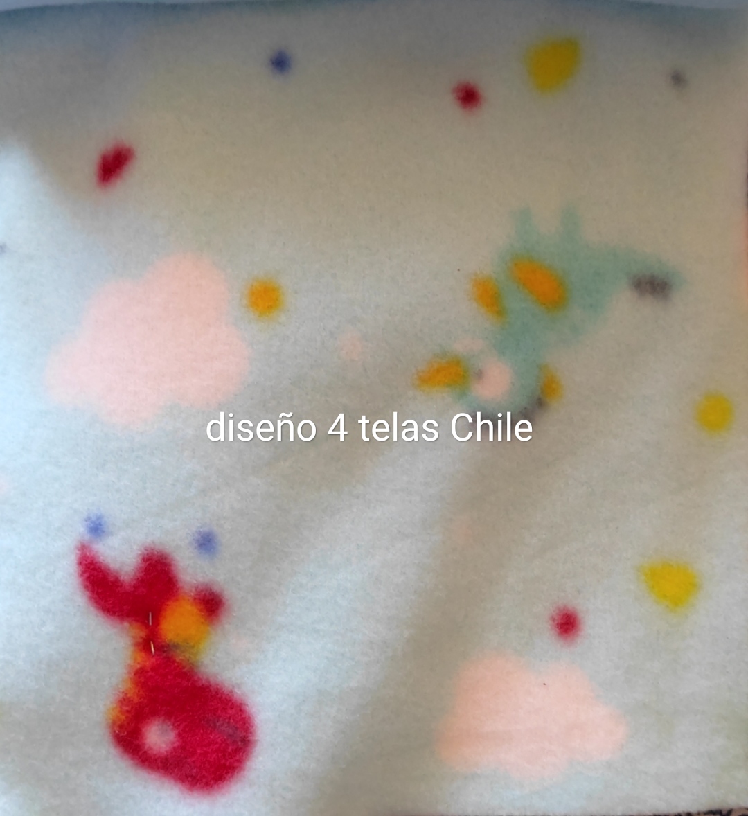 tela polar estampada diseño 4 por metro Telas Chile