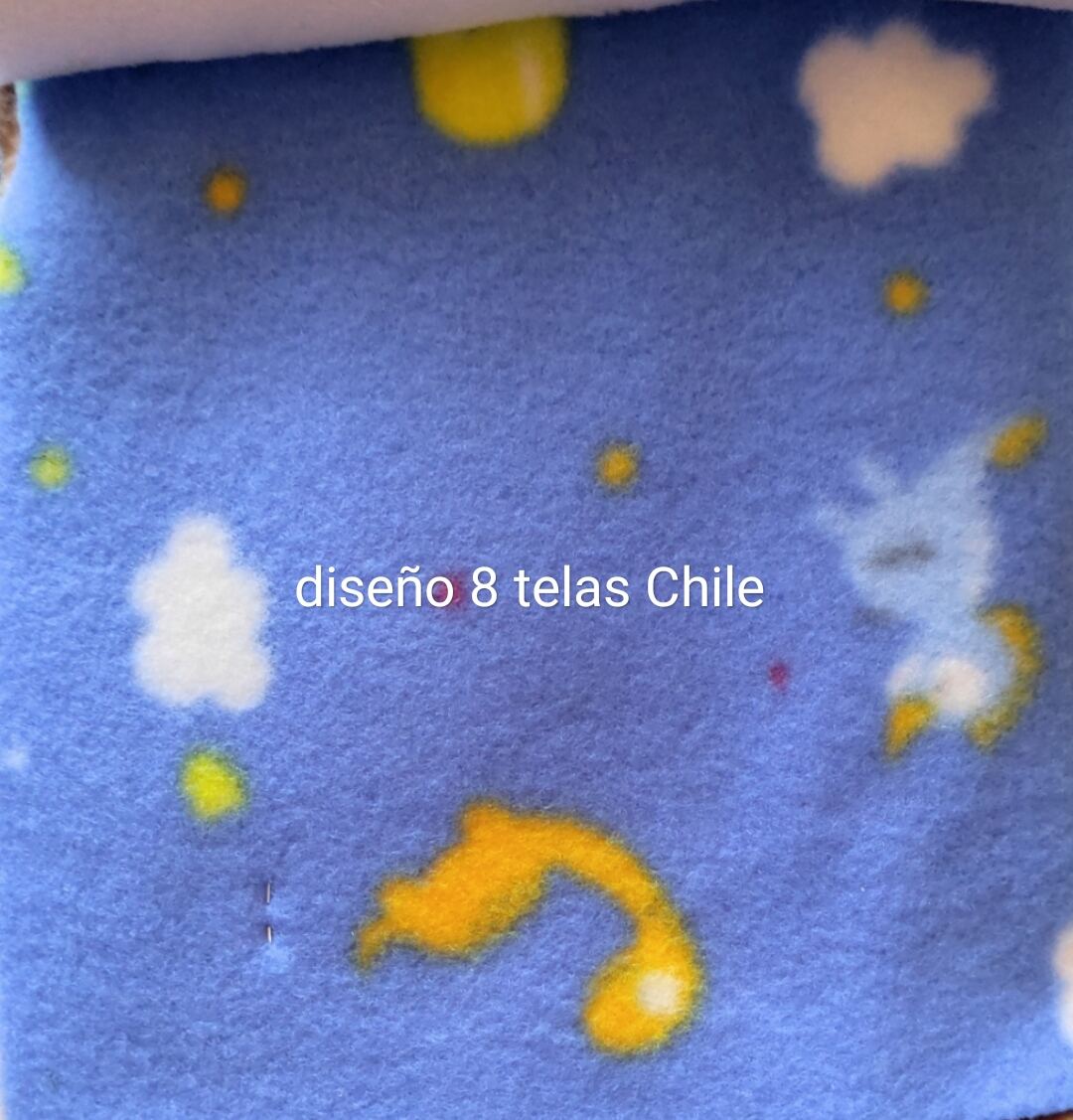 tela polar estampada diseño 8 por metro Telas Chile